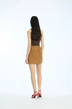 Basic Tank Top Dark Brown