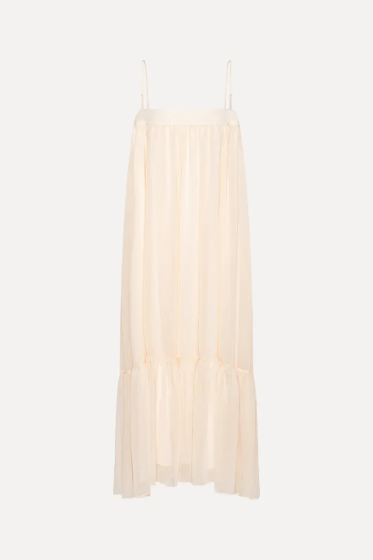 Chiffon A-Line Dress Light Pink