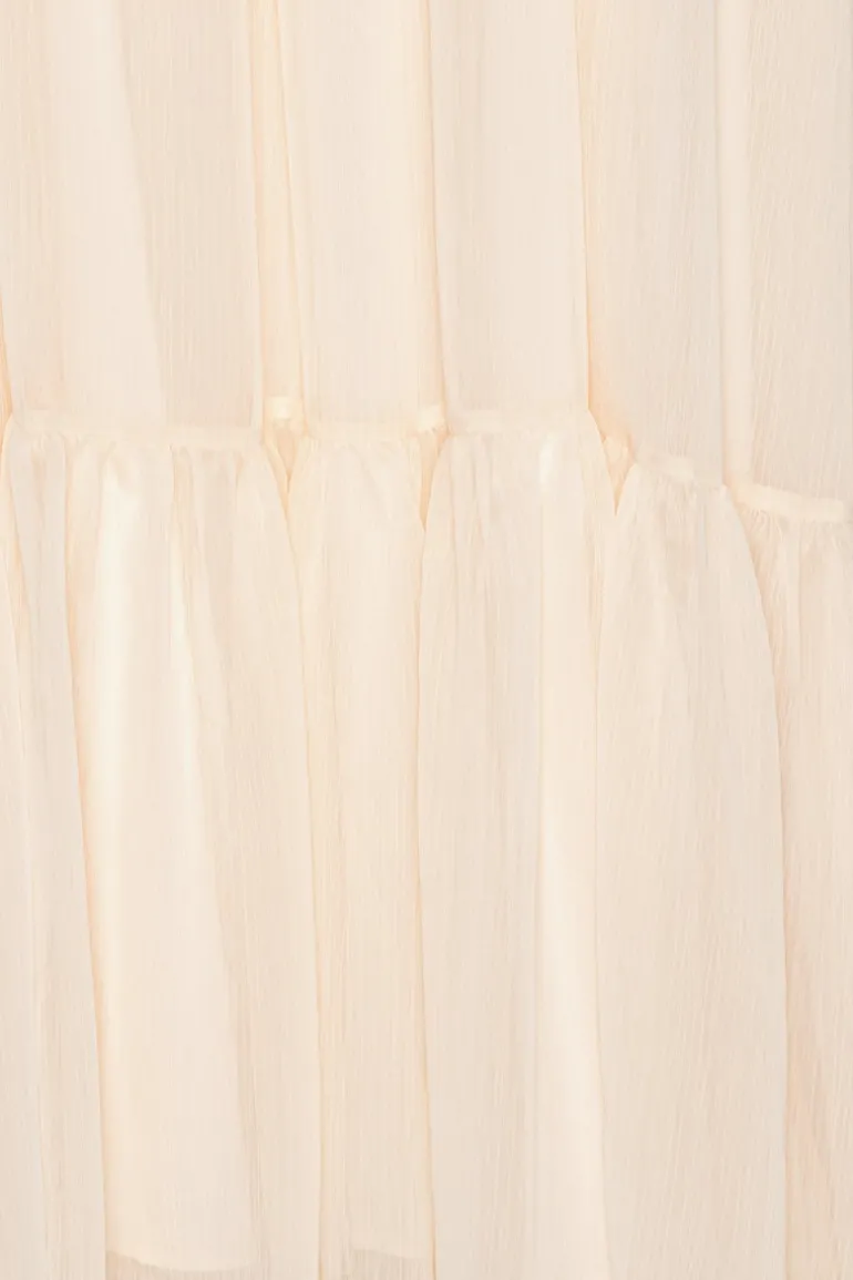 Chiffon A-Line Dress Light Pink