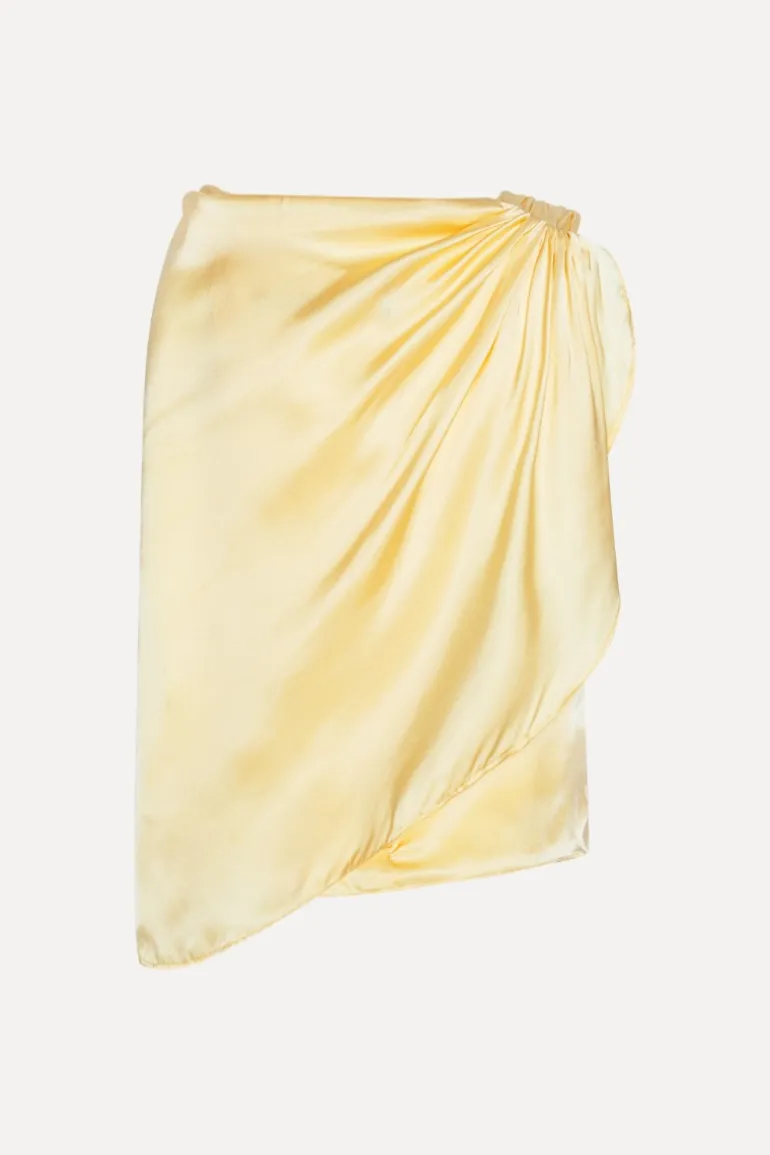 Chiffon Cape Top Yellow