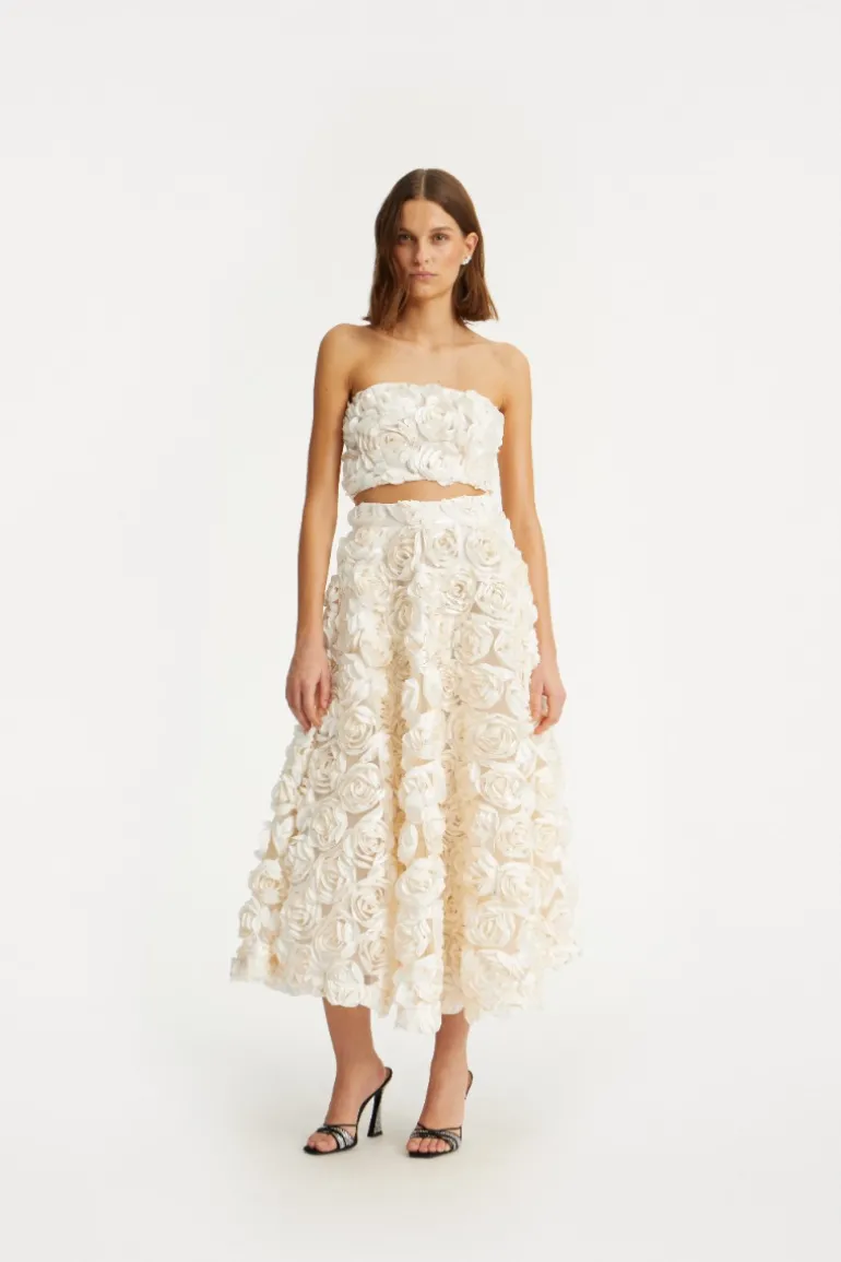 Cropped Top Creme White