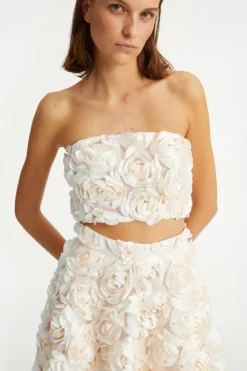 Cropped Top Creme White