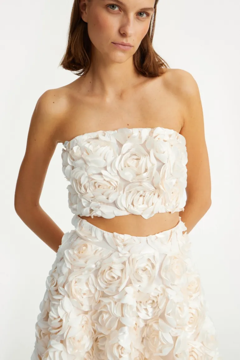 Cropped Top Creme White