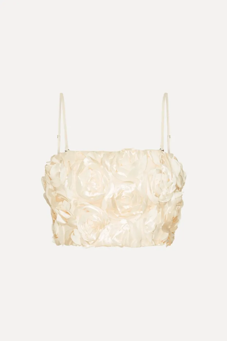 Cropped Top Creme White