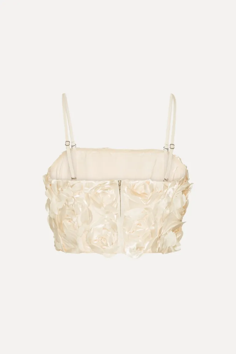 Cropped Top Creme White
