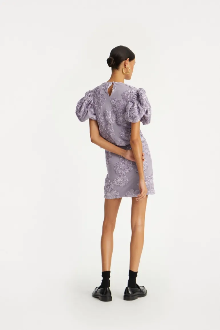 3d Mesh Sleeveless Top Purple