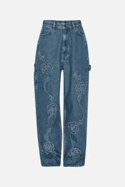 Denim Boyfriend Jeans Medium Blue