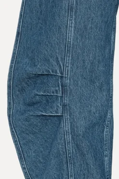 Denim Cargo Pants Medium Blue