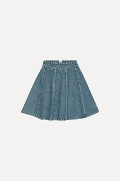 Denim Mini Skirt Vintage Blue