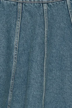 Denim Mini Skirt Vintage Blue