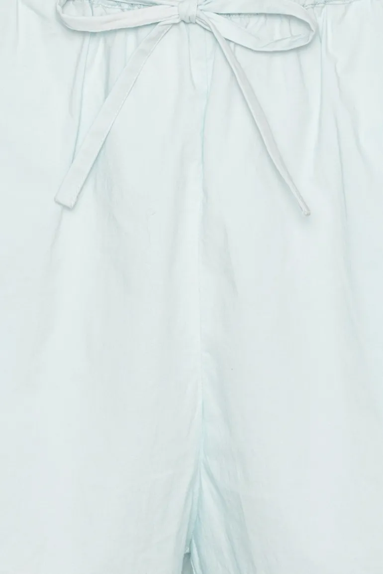 Drawstring Shorts Light Blue
