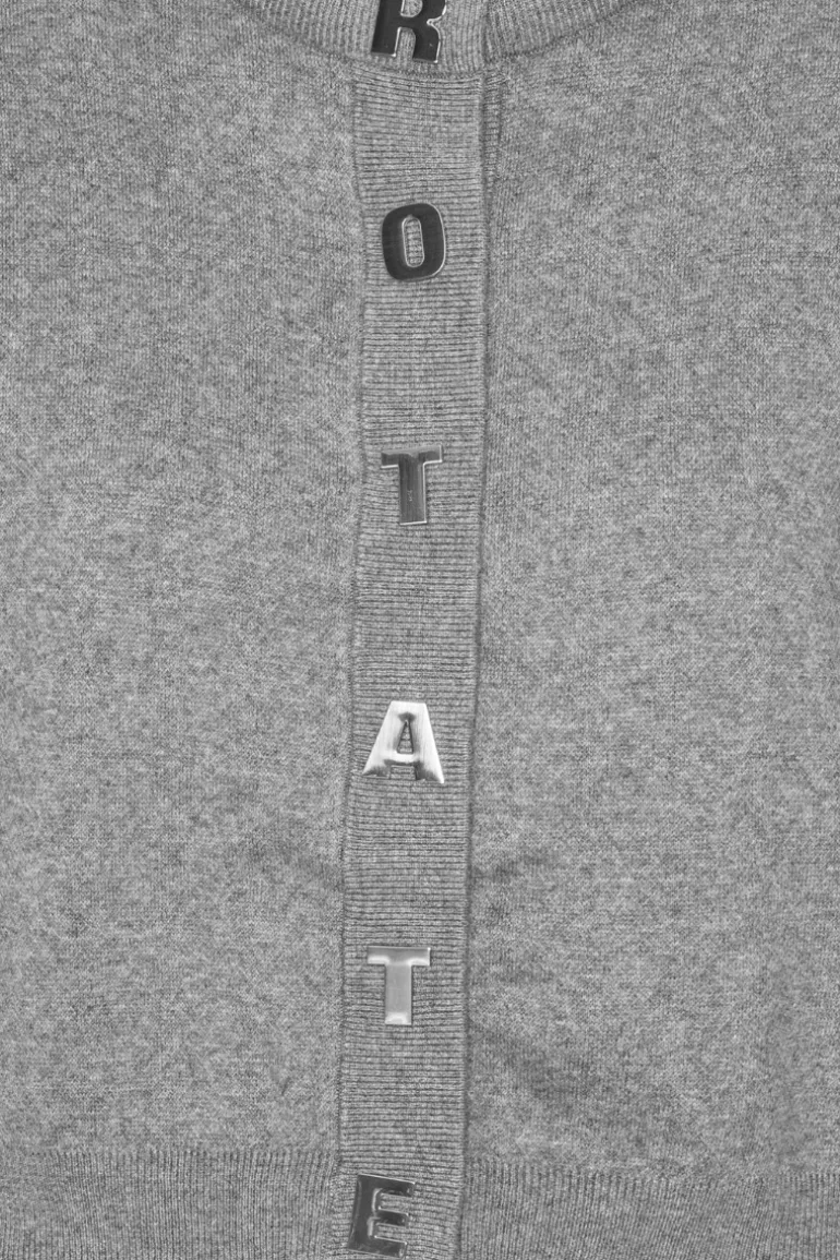 Firm Knit Cardigan Grey