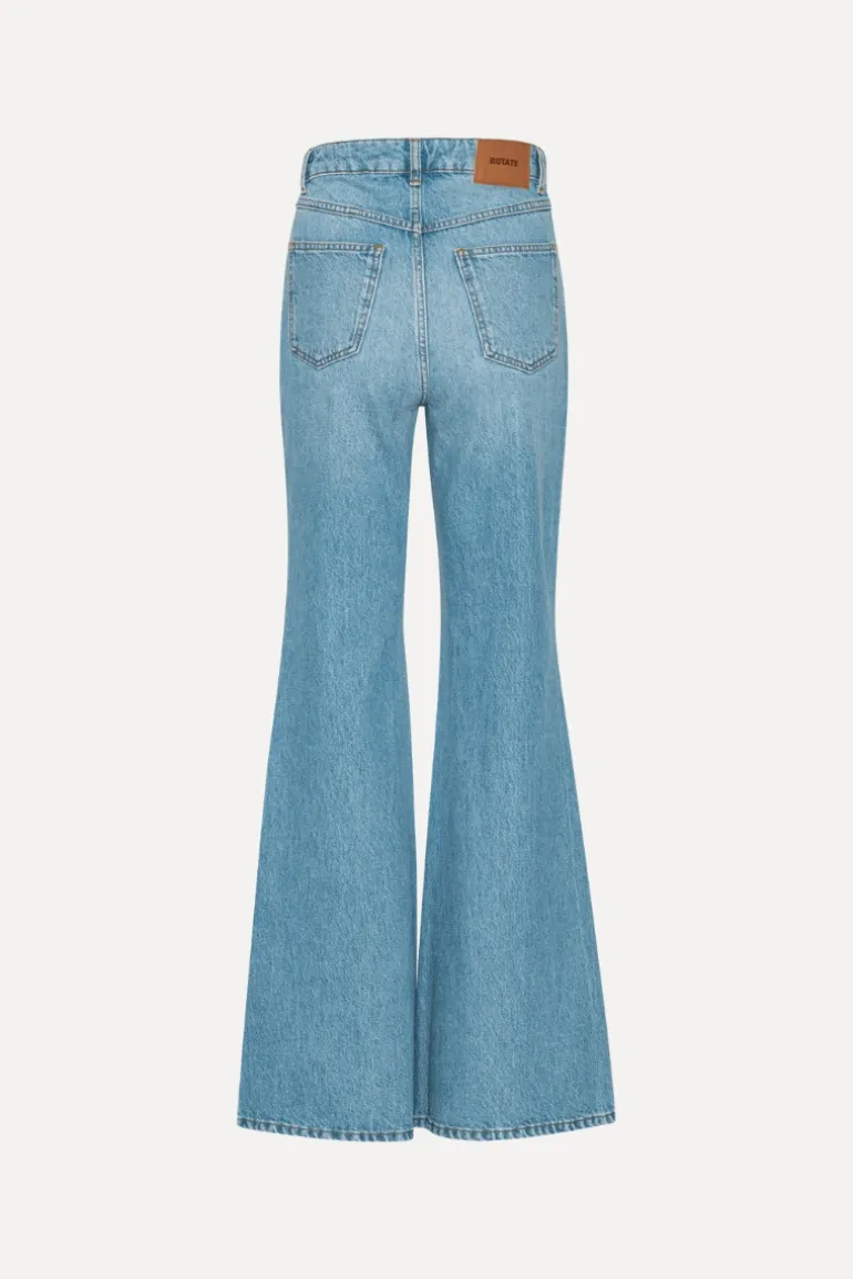 Flared Highwaisted Jeans Blue