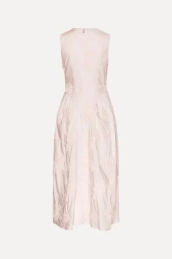 Flower Midi Dress Light Pink