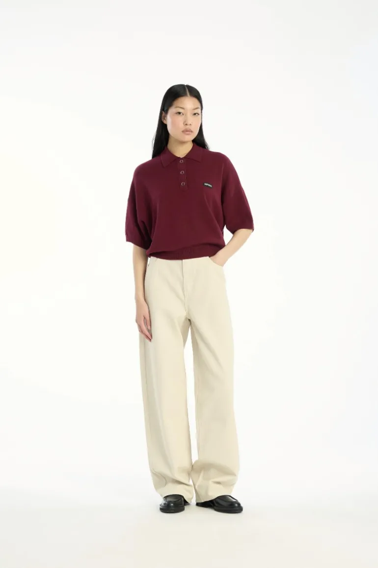 Heavy Cotton Pants Beige