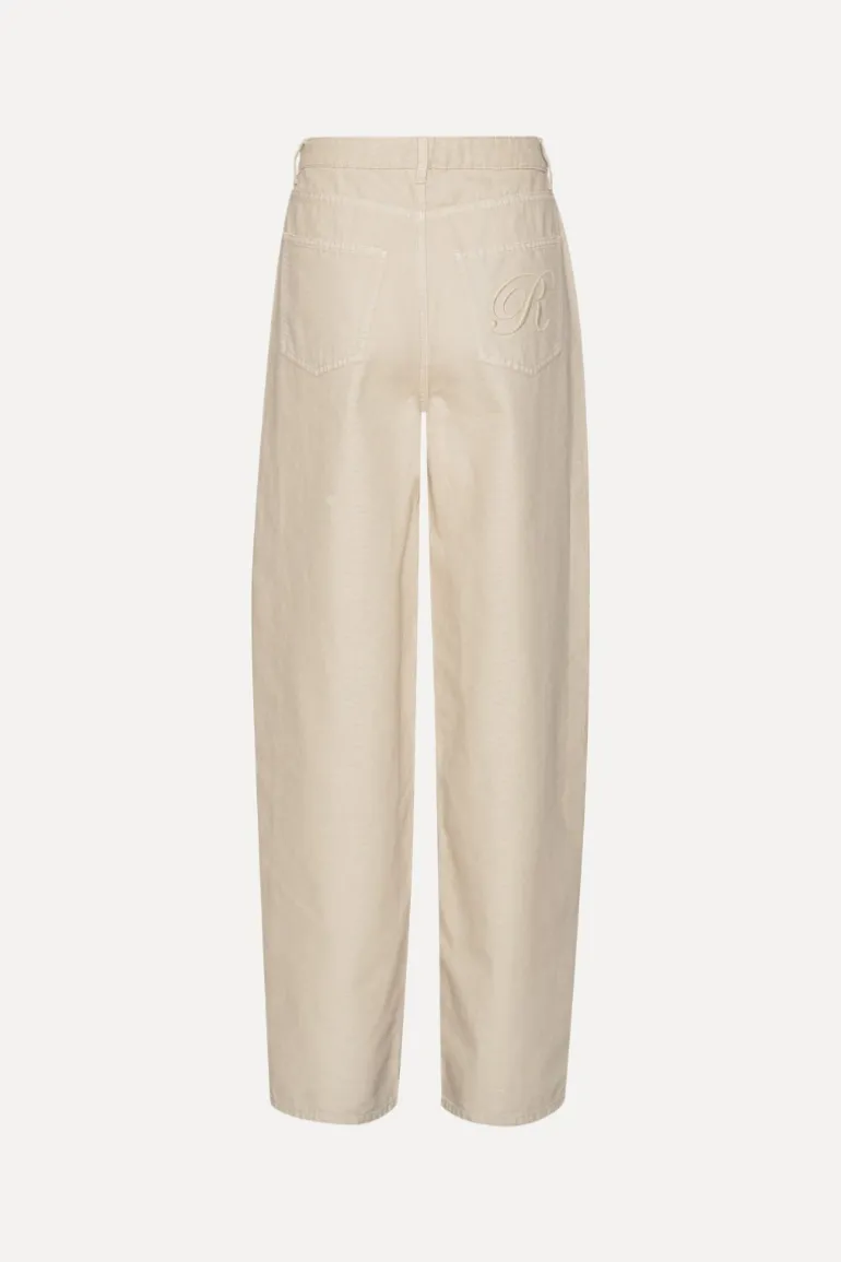 Heavy Cotton Pants Beige