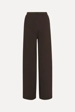 Heavy Straight Sweatpants Dark Brown