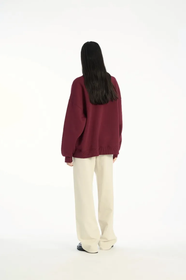 Heavy Sweat Crewneck Bordeaux