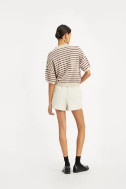 Heavy Sweat Shorts White Melange