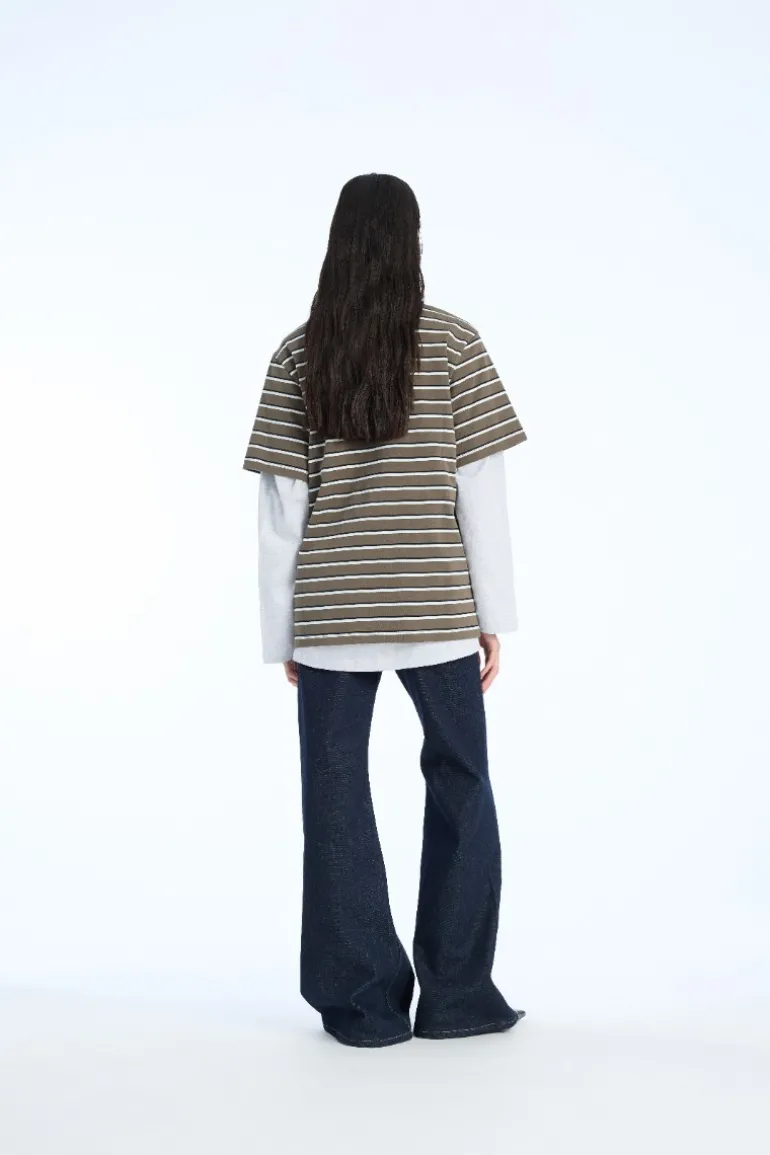 Jersey Oversized T-shirt Army Green