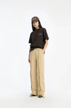 Jersey Oversized T-shirt Dark Brown