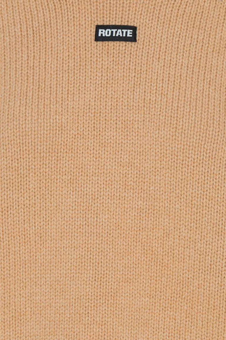 Knit Lacing Jumper Beige