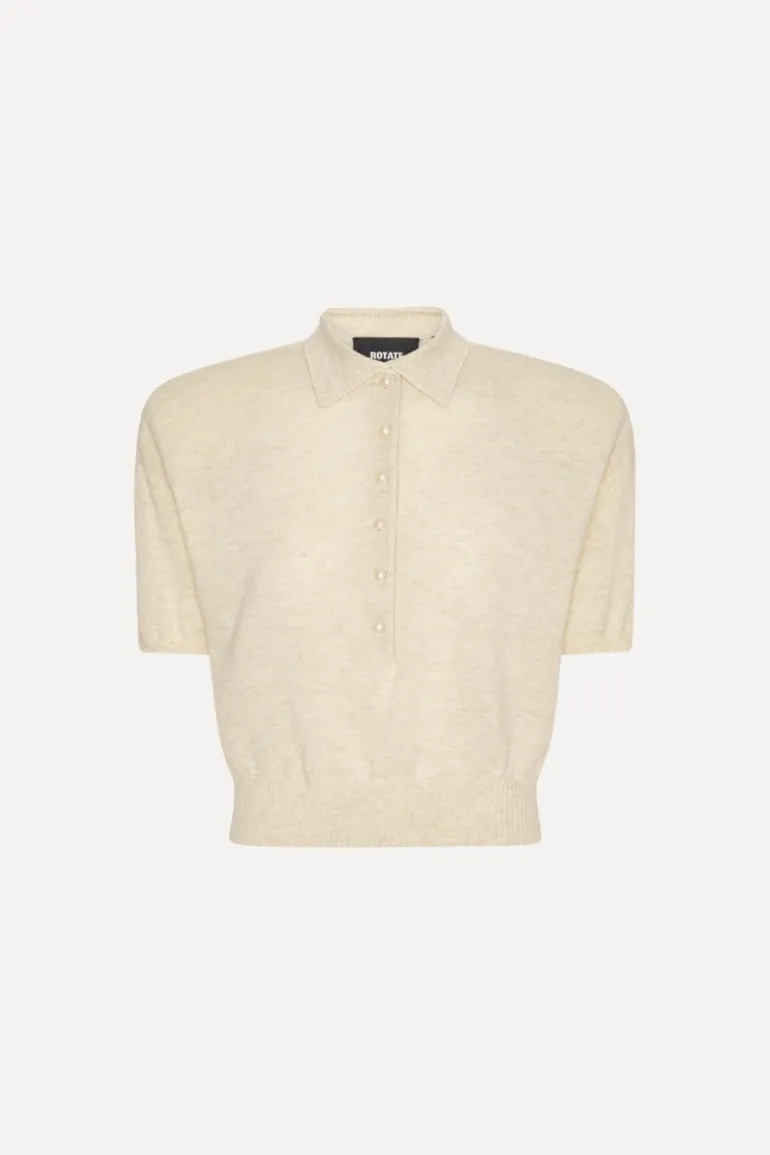 Knitted Polo Cream