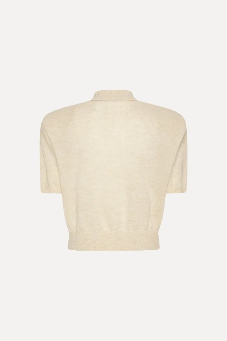 Knitted Polo Cream