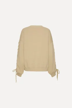 Lacing Crewneck Beige