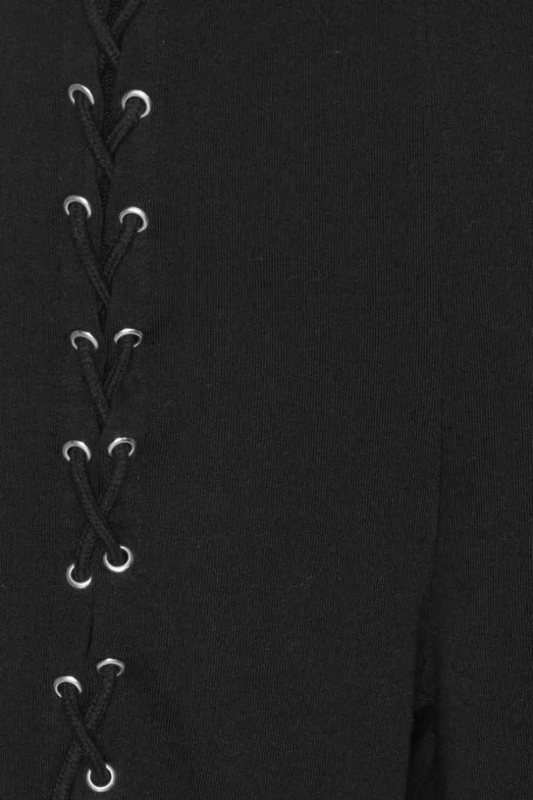 Lacing Sweatpants Black