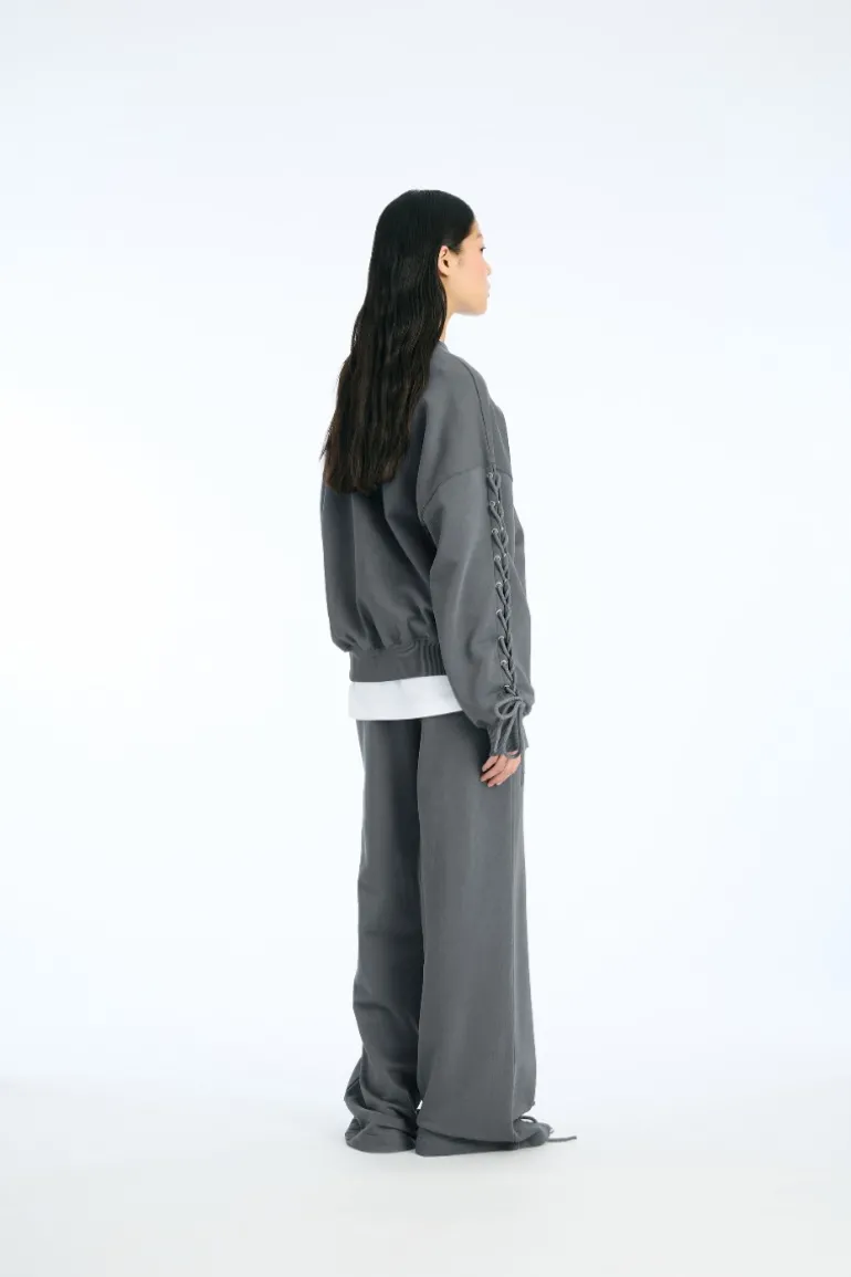 Lacing Sweatpants Dark Grey
