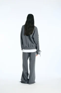Lacing Sweatpants Dark Grey