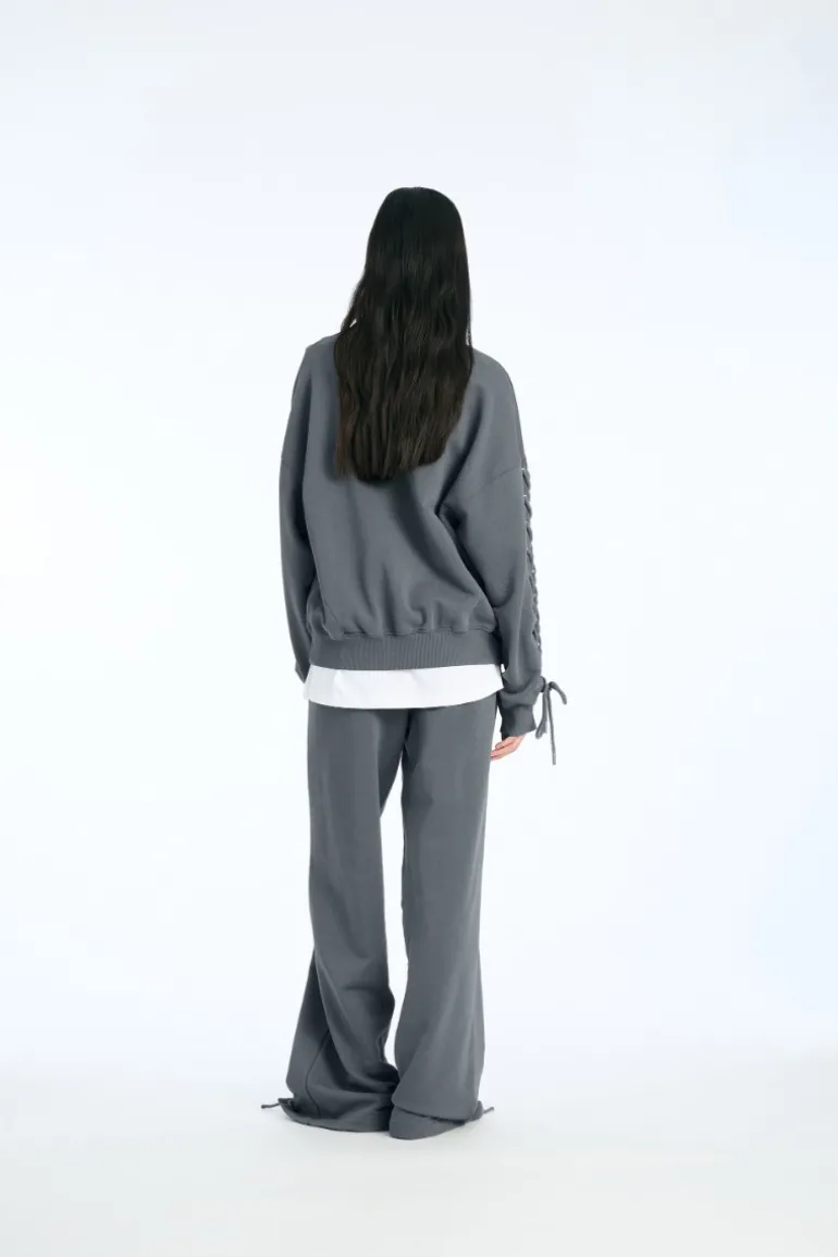 Lacing Sweatpants Dark Grey