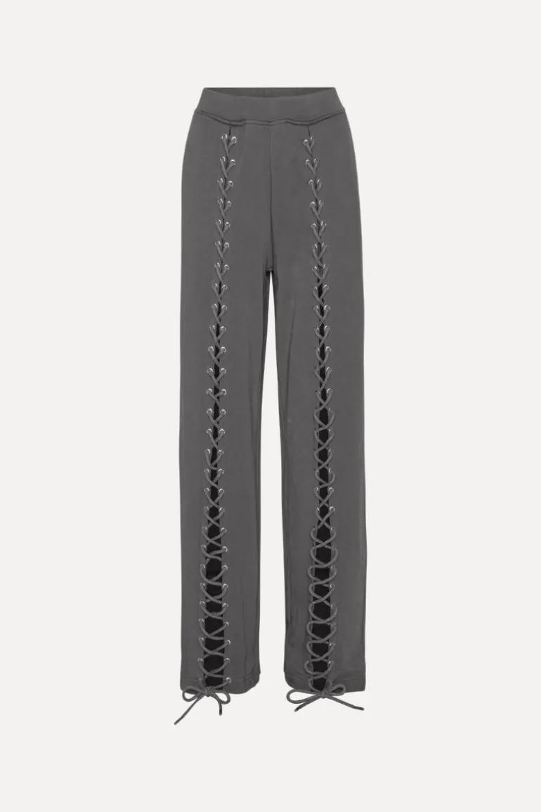 Lacing Sweatpants Dark Grey