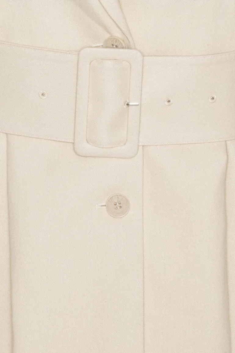 Linen Suiting Blazer Cream