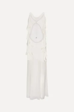 Maxi Halterneck Dress White