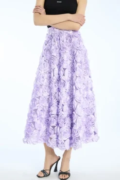 Maxi Sun Skirt Purple