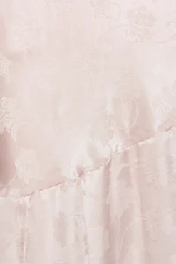 Maxi Waterfall Dress Light Pink