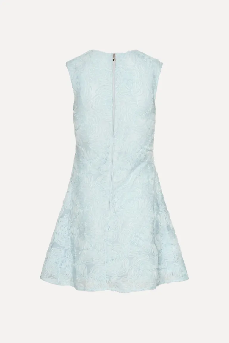 Mesh Mini Dress Blue