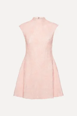 Mesh Mini Dress Light Pink