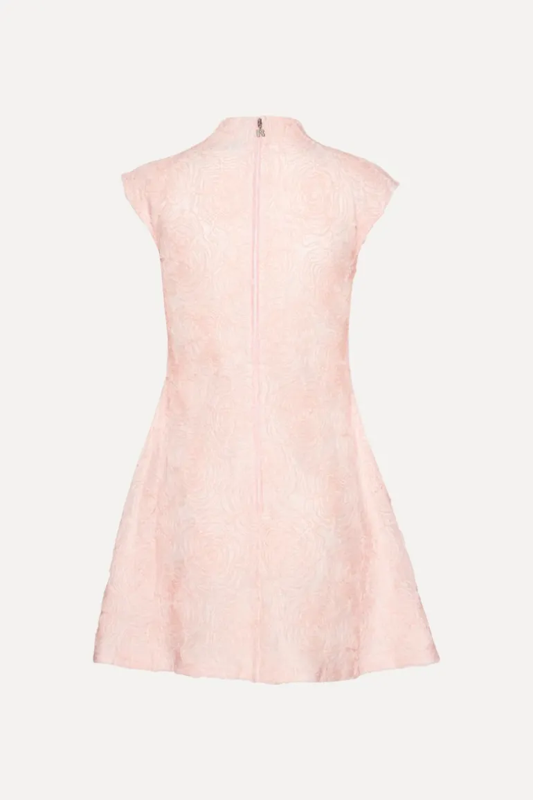 Mesh Mini Dress Light Pink