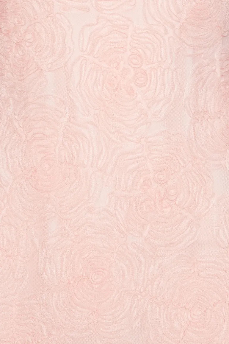 Mesh Mini Dress Light Pink