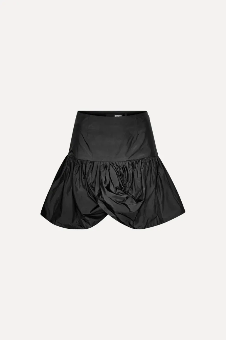 Mini Balloon Skirt Black