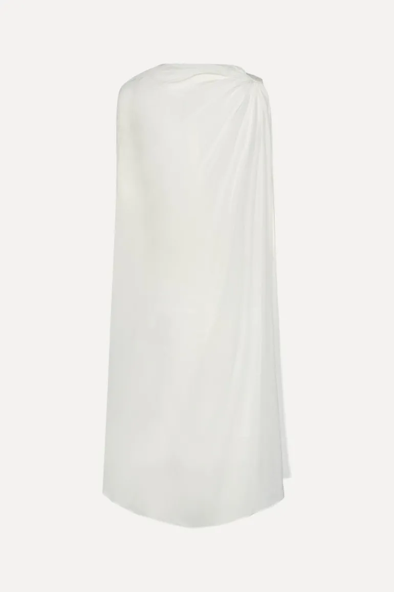 Mini Cape Dress White