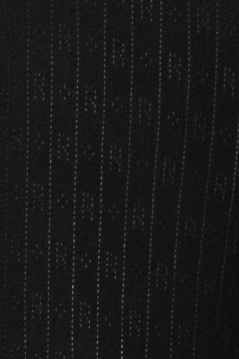 Pointelle Leggings Black