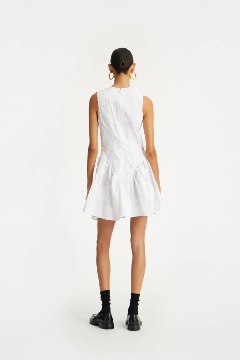 Poplin Mini Dress Bright White