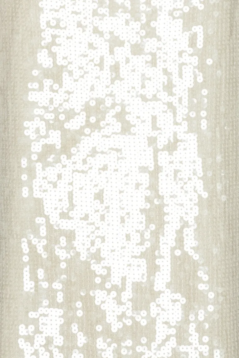 Sequin Mini Dress White