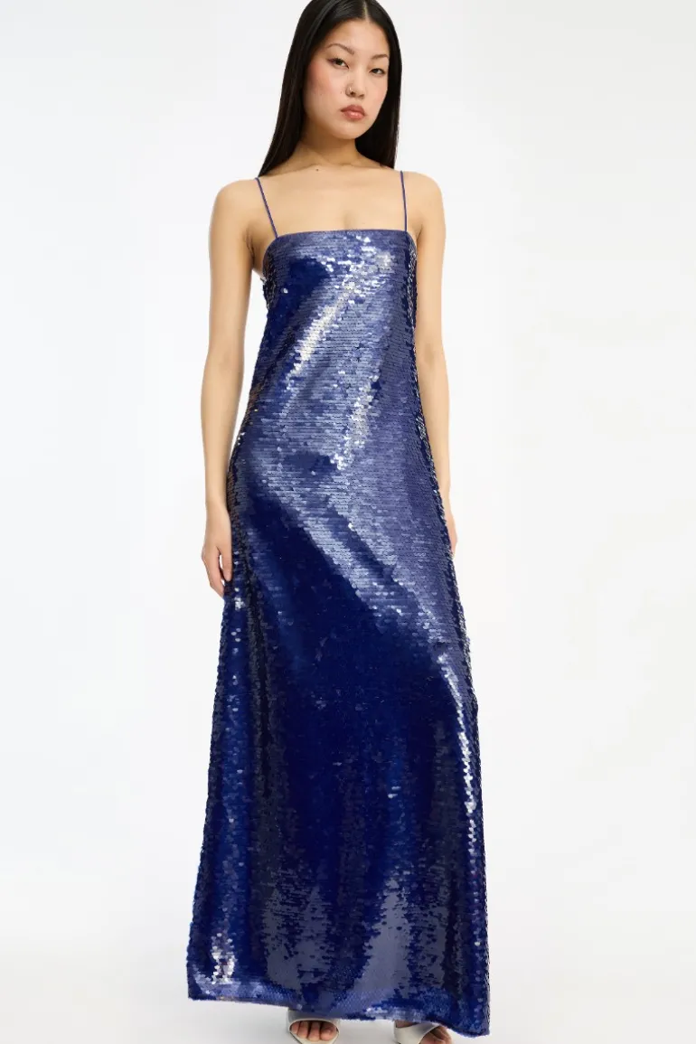 Sequins Max Dress Dark Blue