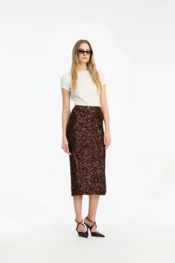 Sequins T-shirt Bright White