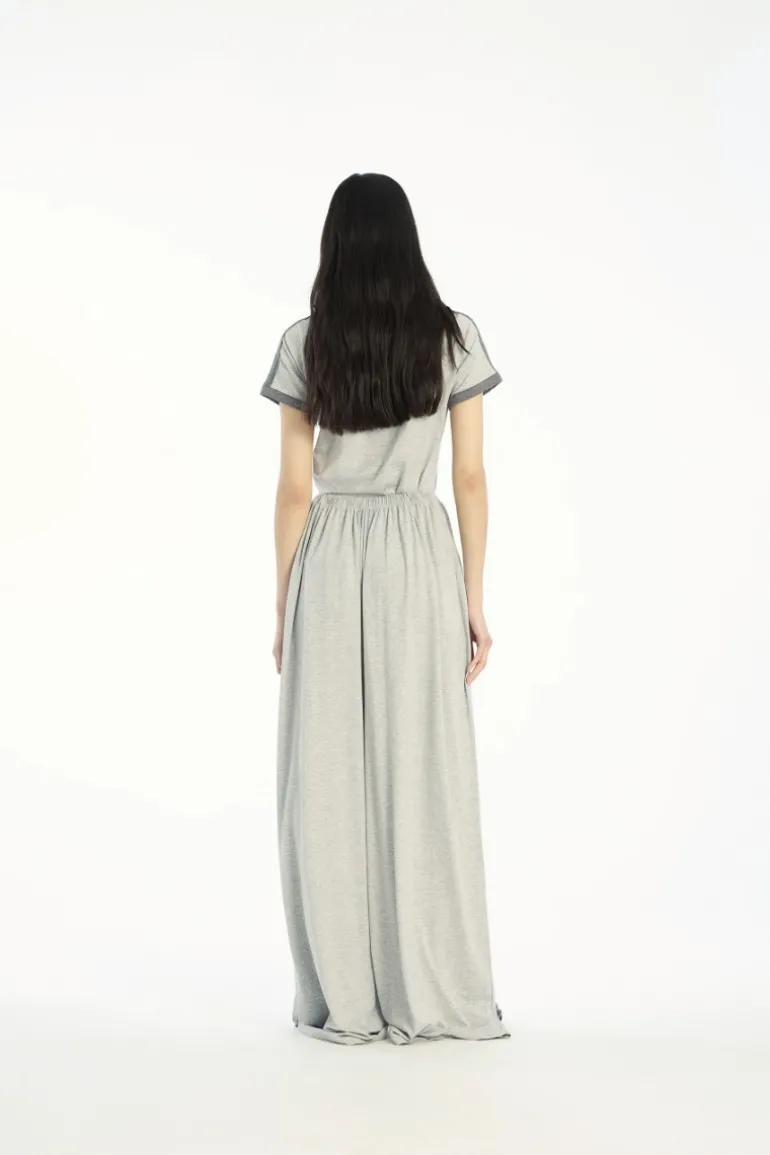 Stretchy Long Pants Light Grey